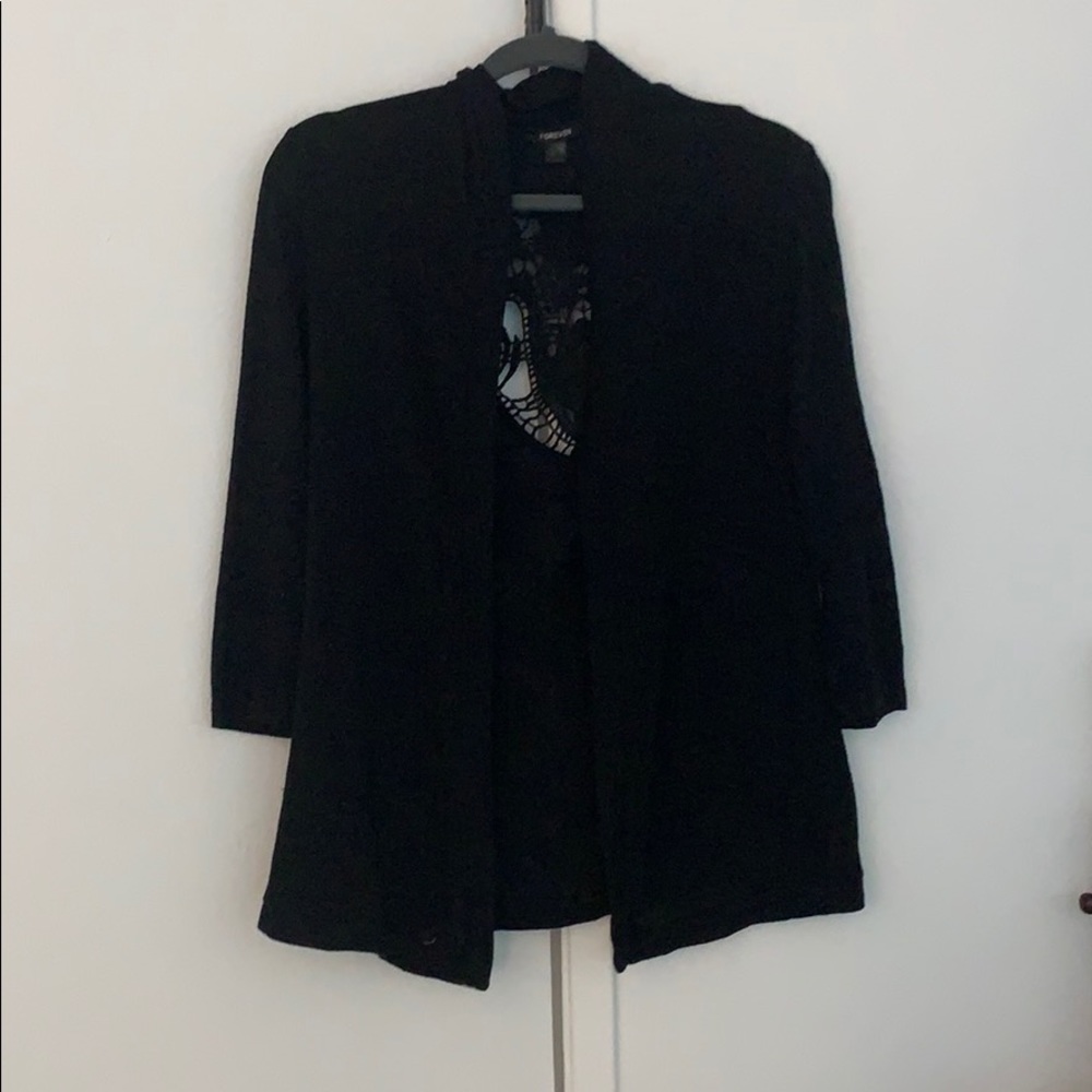 Light over sweater/jacket.
